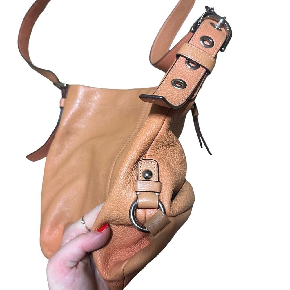 Coach Soft Pebbled Peach Purse - image 7